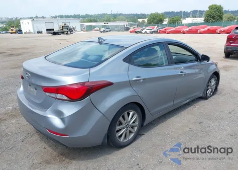 2015 Hyundai Elantra Se from USA, damaged, VIN KMHDH4AE3FU445230